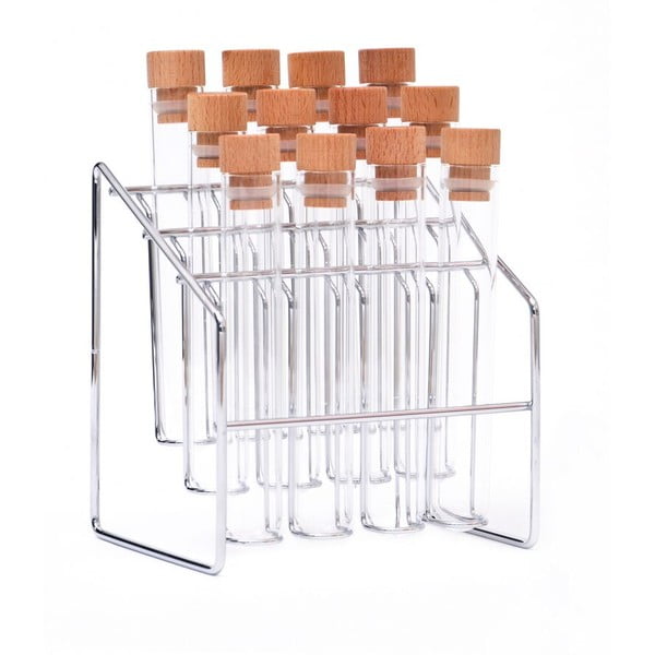 Posodice za začimbe v kompletu 12 ks s stojalom Spice Lab – Wireworks-image-3