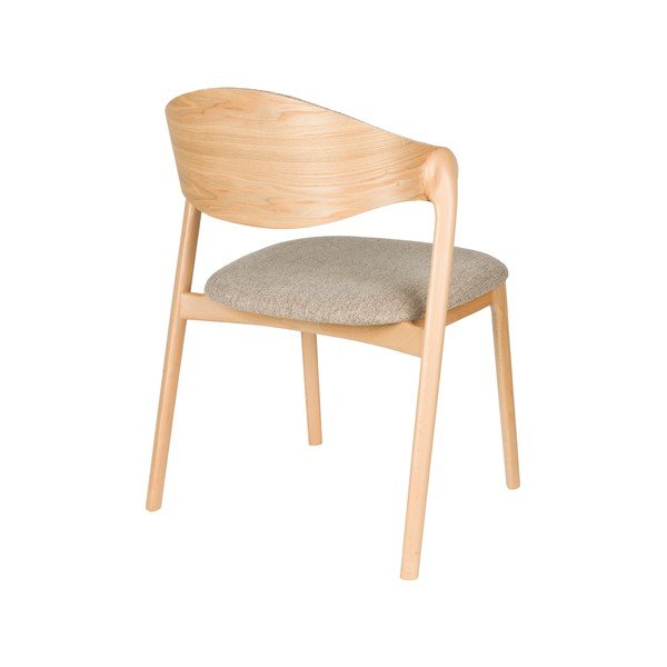 Sivo-bež oblazinjen jedilni stol Babington – Dutchbone-image-4