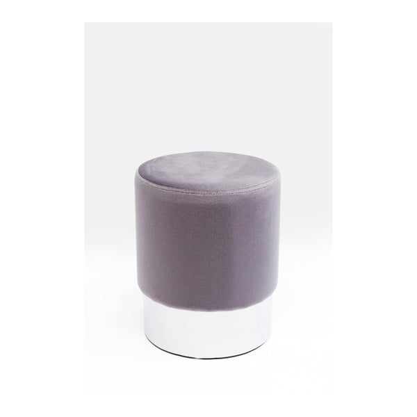 Stolček v srebrni barvi Kare Design Cherry,, ∅ 35 cm