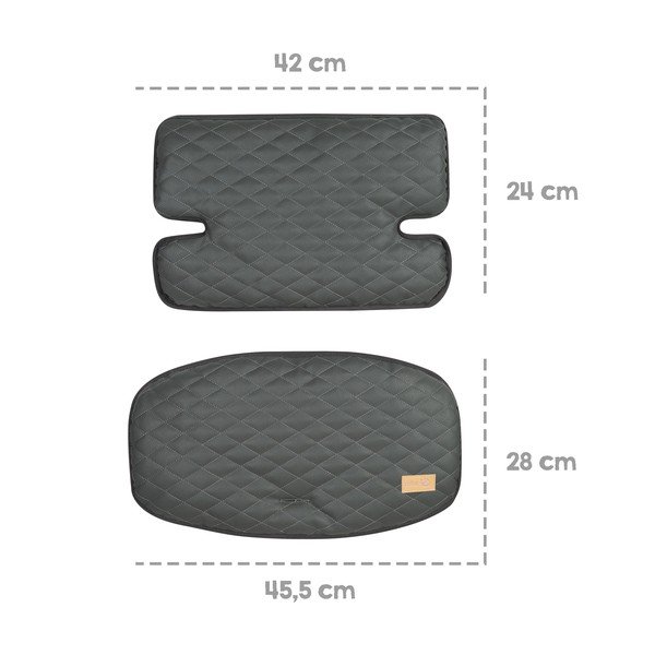 Siva blazina za otroški stolček Luxe – Roba-image-4