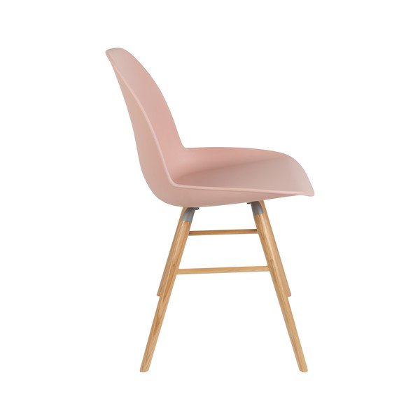 Svetlo roza jedilni stoli v kompletu 2 kos Albert - Zuiver-image-4