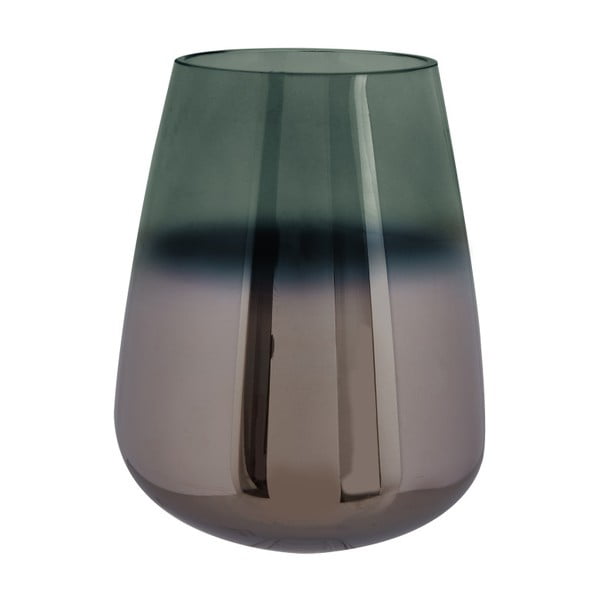 Vaza iz zelenega stekla PT LIVING Naoljena, višina 23 cm