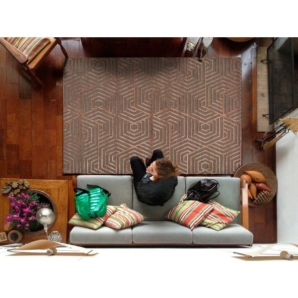 Rdeča preproga Universal Lana, 67 x 105 cm-image-1