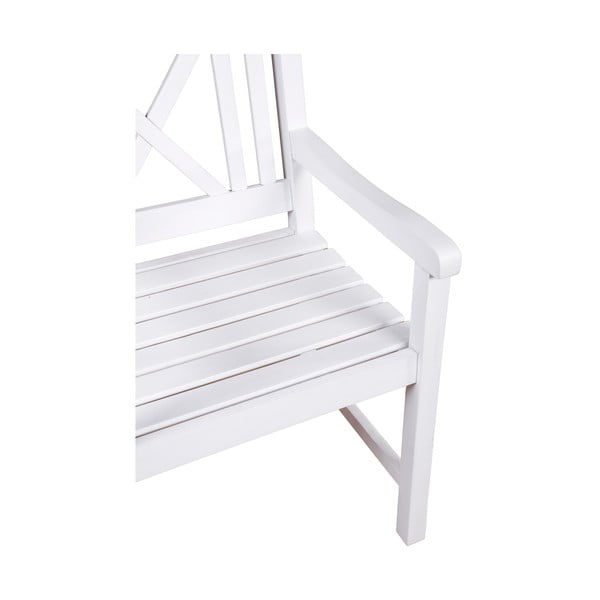 Bel vrtni fotelj iz masivnega lesa Malmö – Garden Pleasure-image-1