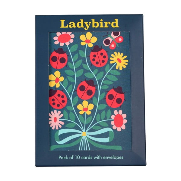 Razglednice v kompletu 10 kos Ladybird - Rex London