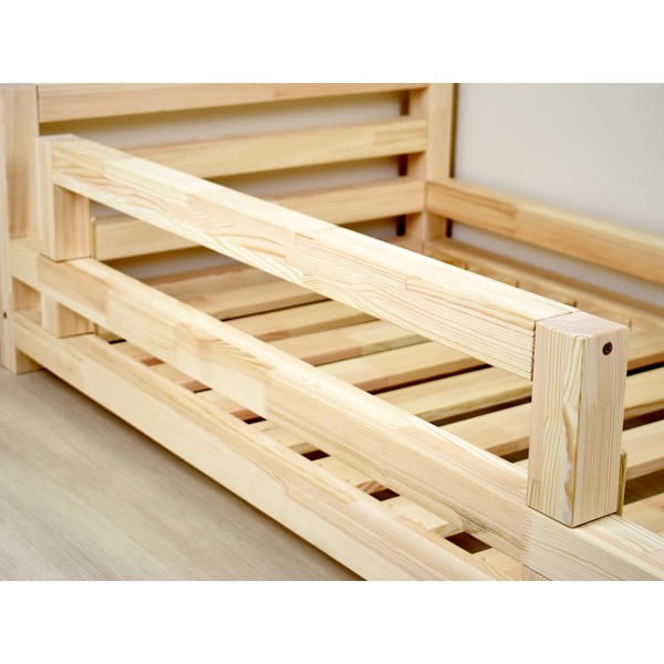 Stranska omara iz belega smrekovega lesa za varnostno posteljo Benlemi, dolžina 90 cm-image-1