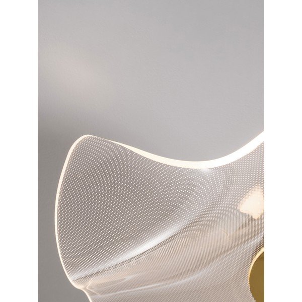 Aluminijasta LED stropna svetilka v zlati barvi s senčilom iz akrilnega stekla 50x50 cm Siderno – Nova Luce-image-3