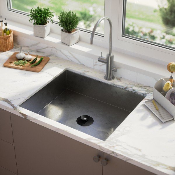 Silikonski čep za umivalnik Flex – Umbra-image-1