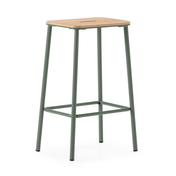 Zeleni barski stoli v kompletu 2 ks (višina sedeža 65 cm) Abba – Marckeric