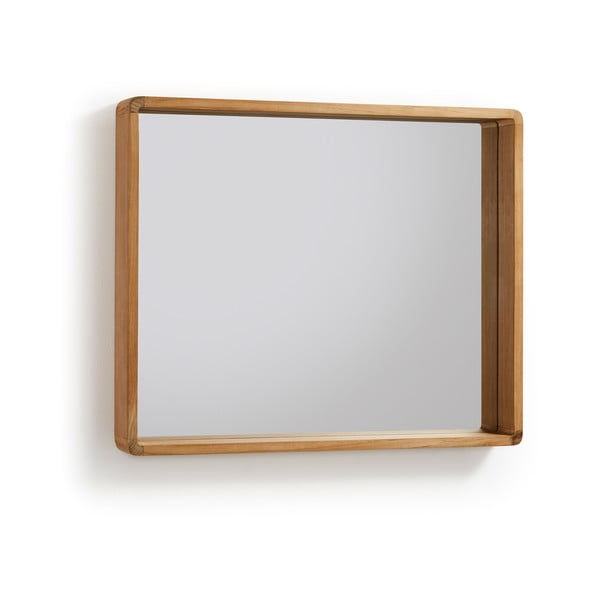 Ogledalo iz tikovega lesa Kave Home Sunday, 80 x 65 cm-image-2