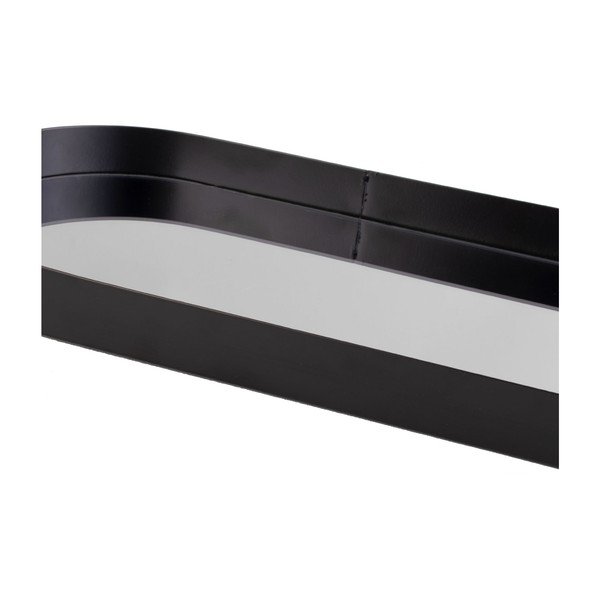 Črn pladenj z ogledalom PT LIVING Oval, širine 18 cm-image-3