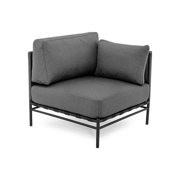 Temno siv modul vrtne sedežne garniture (s kotom po izbiri) Dandy – Sit Sit-image-3
