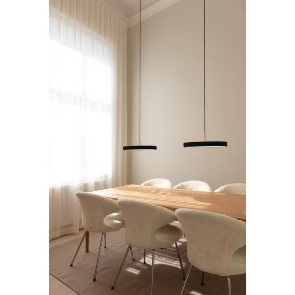 Črna LED zatemnitvena viseča svetilka s kovinskim senčnikom ø 43 cm Asteria Plus Medium – UMAGE-image-4