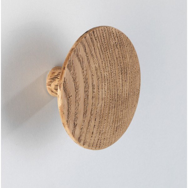 Stensk obešalnik z dekorjem iz hrastovega lesa Wenko Melle, ⌀ 8 cm-image-3