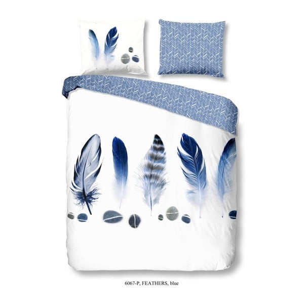 Otroško posteljno perilo za eno osebo iz čistega bombaža Good Morning Feathers, 140 x 200 cm
