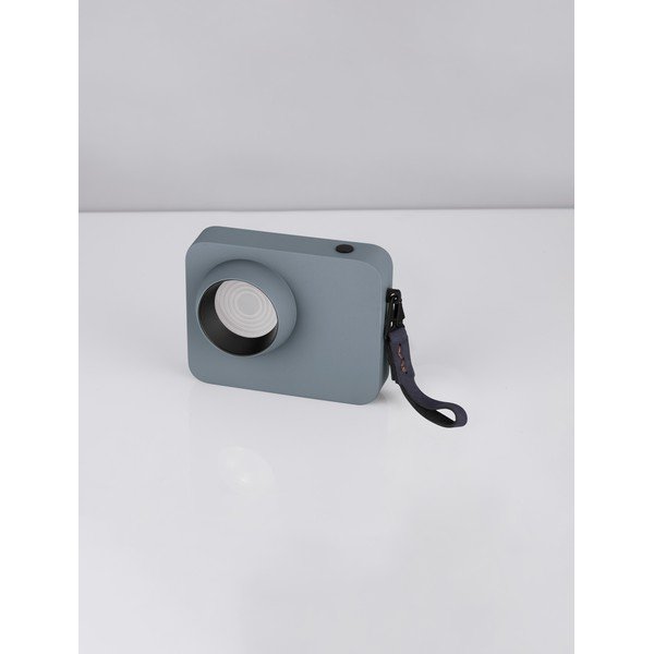 Prašno modra kovinska LED zatemnitvena namizna svetilka (višina 11 cm) Kedros – Nova Luce-image-2