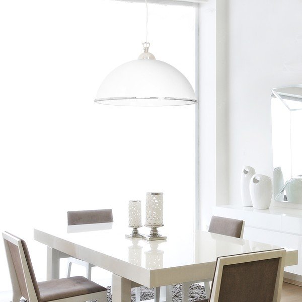 Bela stropna svetilka Evergreen Lights Single Suspension Puro-image-2
