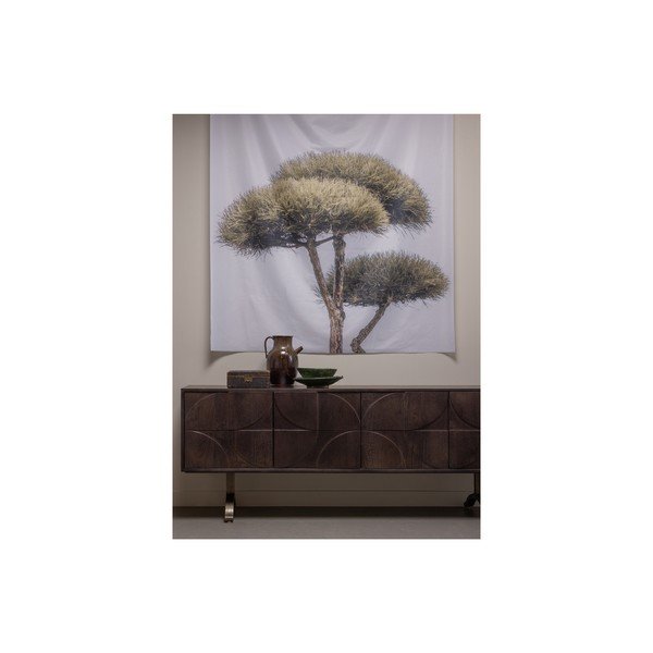 Temno rjava TV omarica iz masivnega manga 180x70x40 cm Draw – WOOOD-image-1