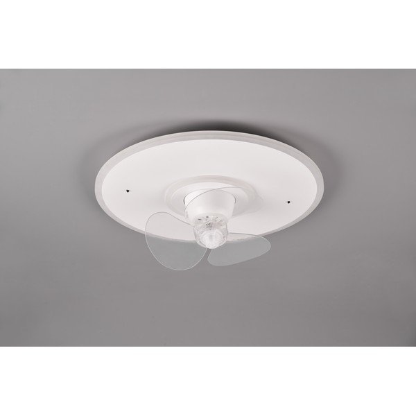 Mat bela LED stropna svetilka Nybro – Reality-image-3