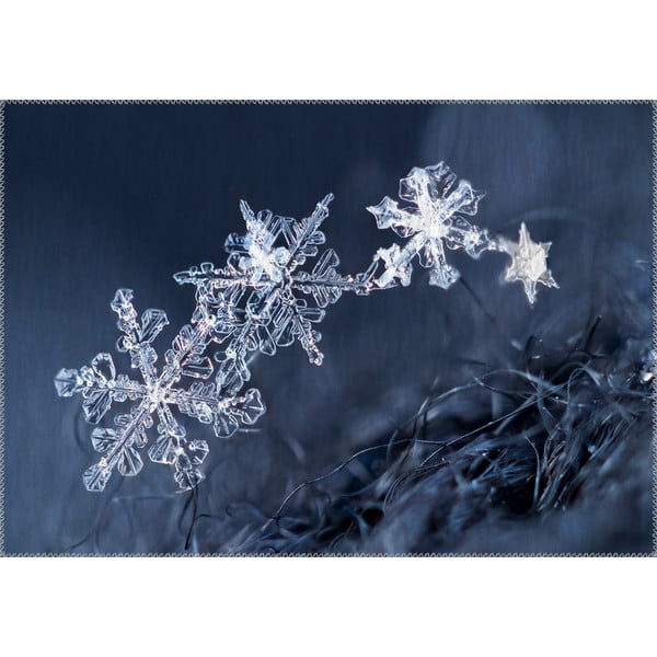 Preproga Vitaus Božično obdobje Ledene snežinke, 50 x 80 cm