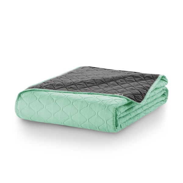 Svetlo zelena obojestranska posteljno pregrinjalo iz mikrovlaken DecoKing Axel, 260 x 280 cm-image-4