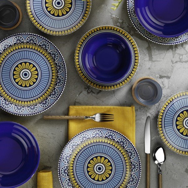 24-delni jedilni set iz porcelana Kütahya Porselen Mandala-image-1