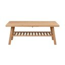 Klubska mizica iz brušenega hrasta Rowico Brooklyn, 130 x 75 cm