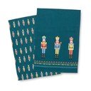 Bombažne kuhinjske krpe z božičnim motivom v kompletu 4 ks 50x70 cm Nutcracker – Catherine Lansfield