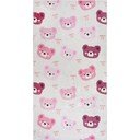 Rožnata/slonokoščena pralna otroška preproga 80x150 cm Cute Teddies Pink – Vitaus