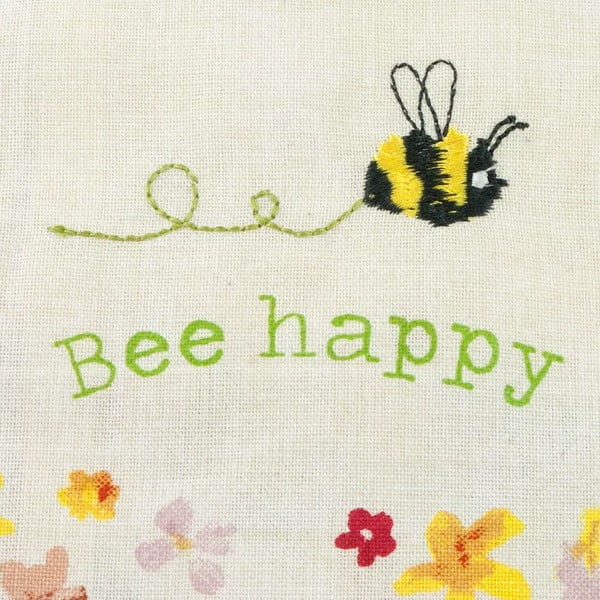 Bombažne kuhinjske krpe v kompletu 3 ks 45x65 cm Bee Happy – Cooksmart ®-image-2