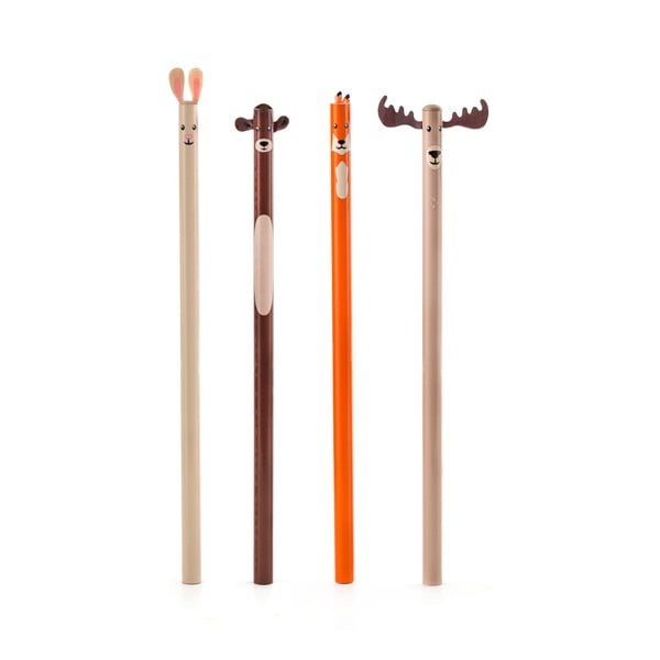 Svinčniki v kompletu Woodland – Kikkerland