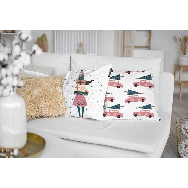 Prevleke za blazino v kompletu 4 ks z božičnim motivom 45x45 cm Holiday Mood – Butter Kings-image-1