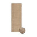 Pralen ročno tkan volnen tekač v naravni barvi 80x230 cm Unexpected Wool – Lorena Canals