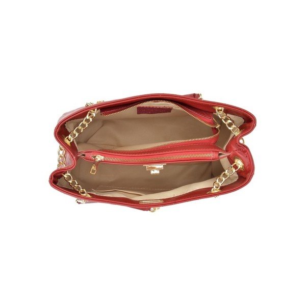 Rdeča usnjena torbica Isabella Rhea Perta Rosso-image-1