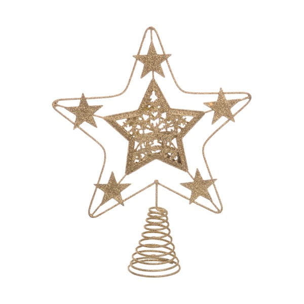 Božična zvezda v zlati barvi Casa Selección Terminal, ø 18 cm