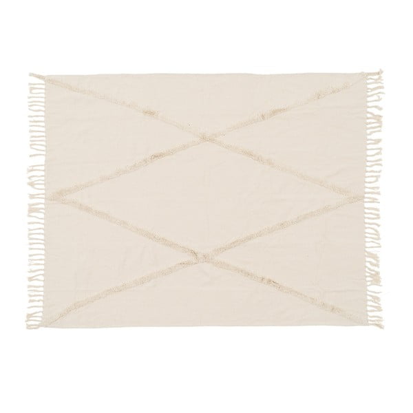 Kremno bela odeja 125x150 cm – Ixia-image-3
