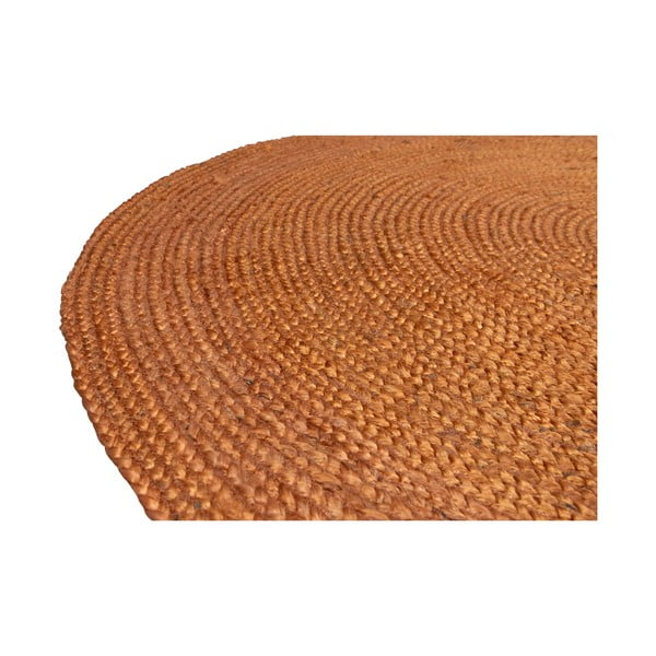Rjava preproga iz jute WOOOD Ross, ø 150 cm-image-2