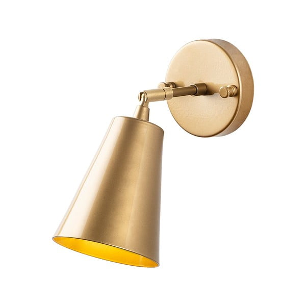Stenska svetilka v zlati barvi ø 10 cm Evander – Opviq lights