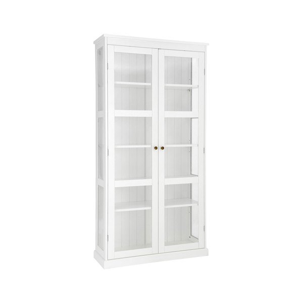 Bela vitrina iz MDF plošč 98x193x34 cm Wilma – Ellos Home