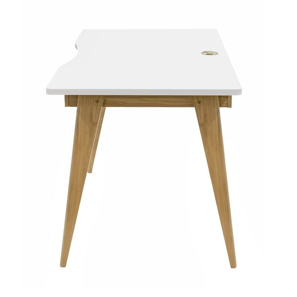 Pisalna miza v hrastovem dekorju 70x140 cm Nice – Woodman-image-4