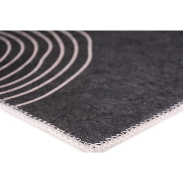 Antracitno siva pralna preproga 160x230 cm – Vitaus-image-2