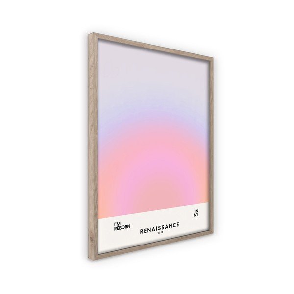 Tiskana slika z okvirjem 50x70 cm Soft Nuances – Styler-image-4