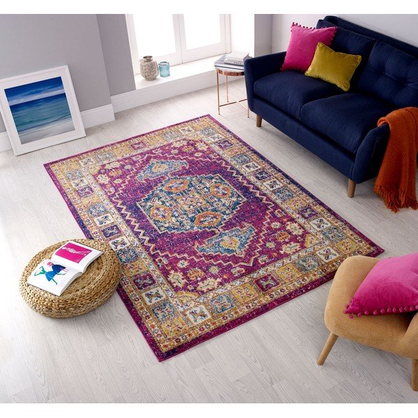 Vijolična preproga Flair Rugs Urban Traditional, 133 x 185 cm-image-4