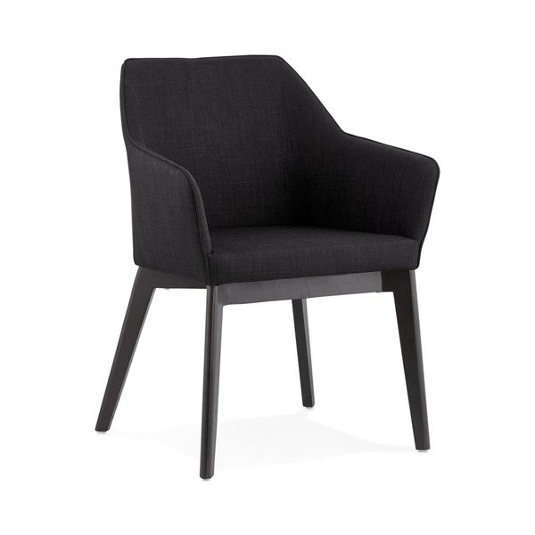 Črni fotelj Kokoon Design Takion