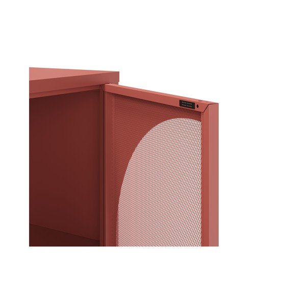 Opečnato oranžna komoda 160x90 cm Tayra – Marckeric-image-4