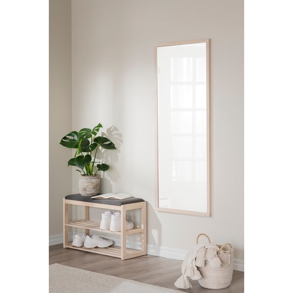 Omarica za čevlje iz masivnega hrasta s klopjo v naravni barvi Confetti – Rowico-image-4