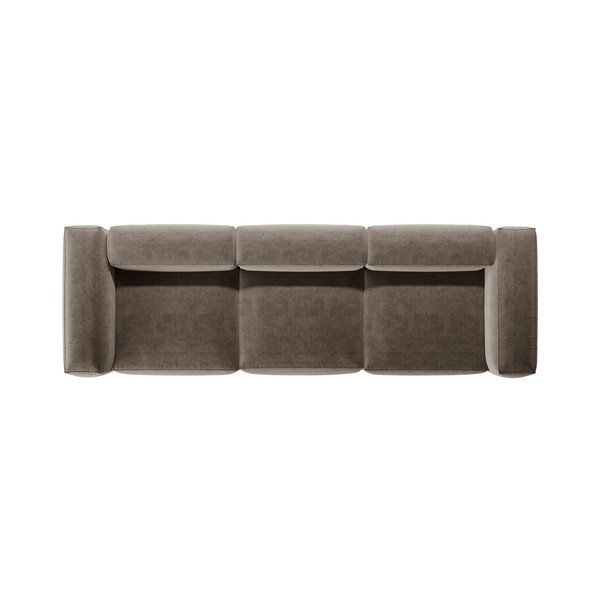 Rjava sedežna garnitura 364 cm Bergamo – Cosmopolitan Design-image-3