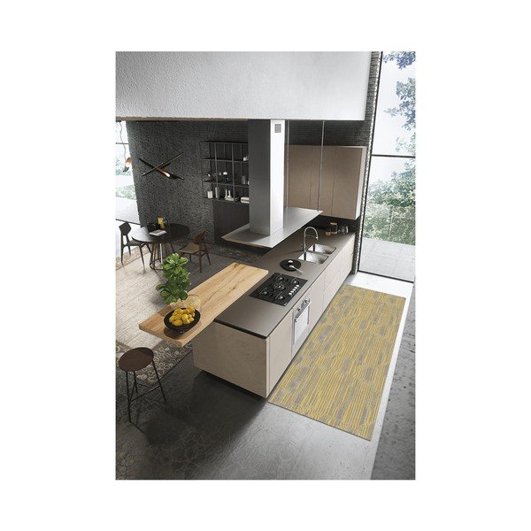 Preproga Floorita Circuit Ochre, 60 x 115 cm-image-3