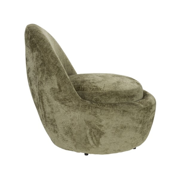 Kaki zelen fotelj Nash – White Label-image-3