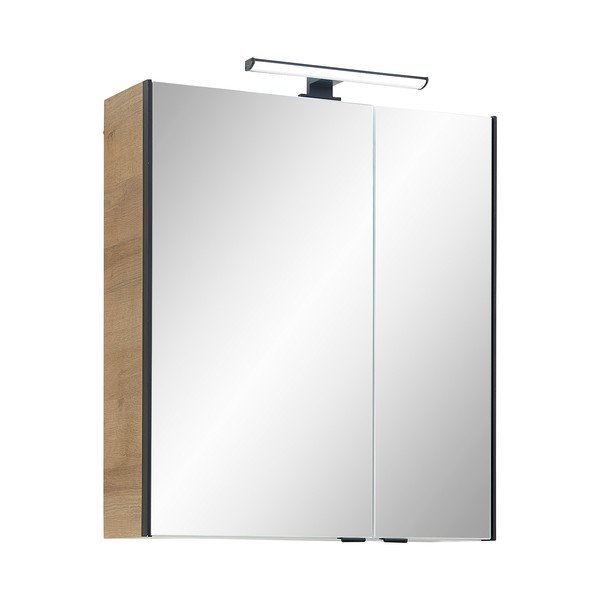Kopalniška omarica v hrastovem dekorju v naravni barvi 70x60 cm Quickset 395 – Pelipal-image-2